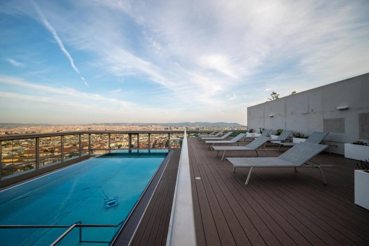 Apartament Exclusive 2Br Skyline Penthouse By Hm Wiedeń Zewnętrze zdjęcie
